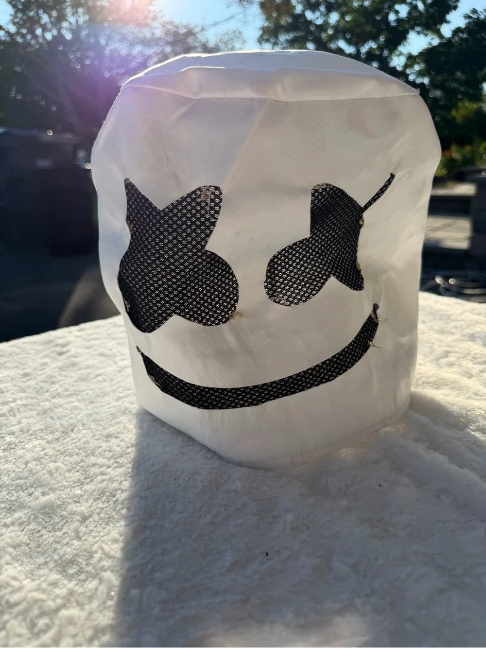 Kids White Marshmello Hoodie - Unbranded